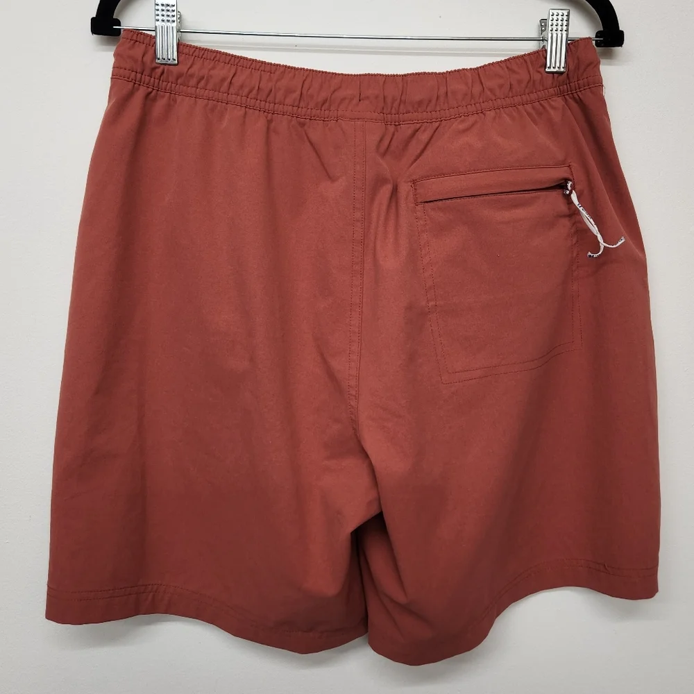 LL Bean Swim Trucks Mens Medium Burnt Orange Lined Vacation Summer Pool - Picture 2 of 13